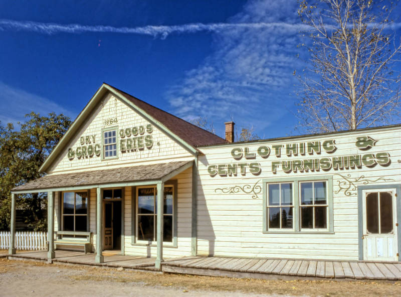 Store at the Fort Steele National Heritage Town, East Kootenays